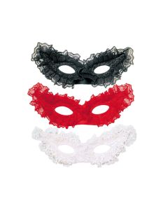 Lace Papillon Eyemask One Size Adult Fancy Dress Accessory